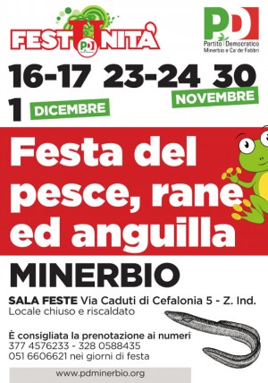 Festa del pesce, rane ed anguilla